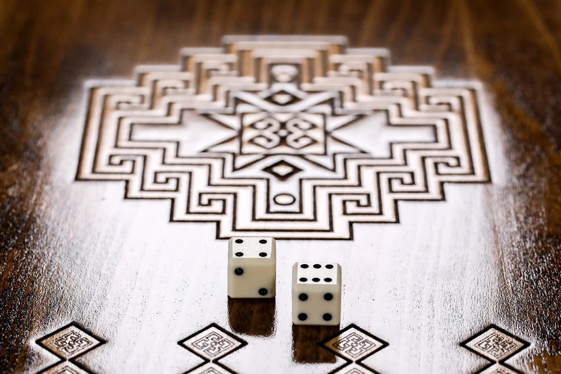 Premium Backgammon The Armenian Carpet #AI11298