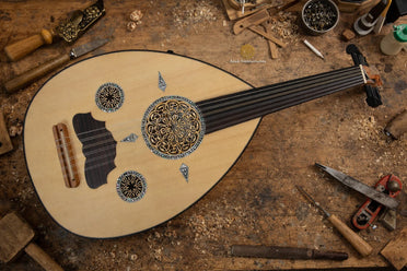 Semi-Acoustic Electric Oud by Mourad ELTurky | Handmade Egypt