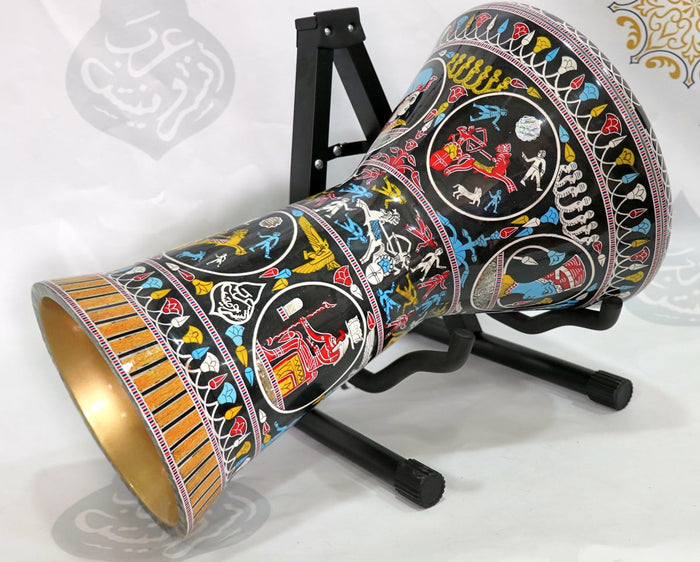 Pharaoh Darbuka Drum with Golden Skin – Premium Sombaty Plus Darbuka ...
