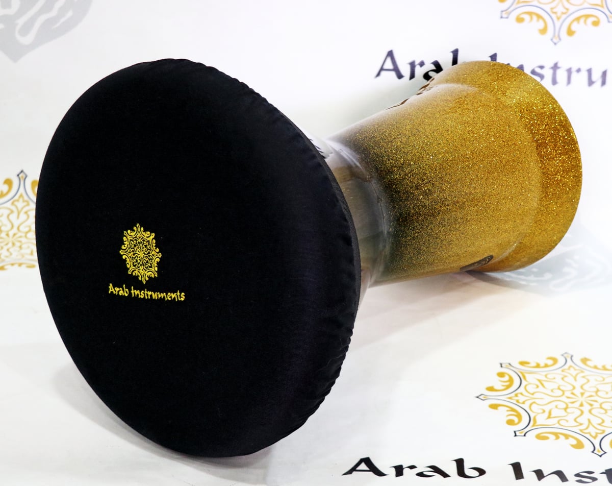 Crown Premium Sombaty Plus 8 pegs Black & Gold Sparling #3035