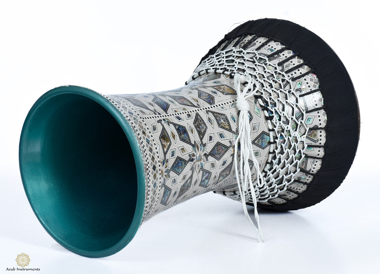 Premium Ceramic Darbuka Fish Skin The Royal Garden #6005