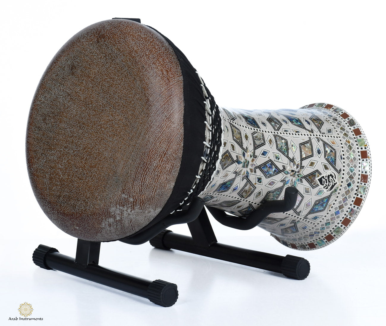 Premium Ceramic Darbuka Fish Skin The Royal Garden #6005