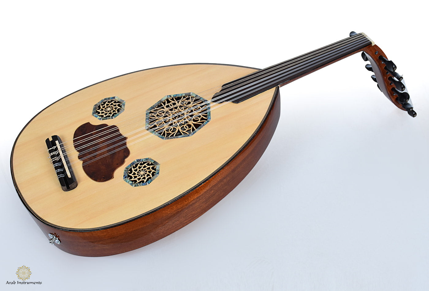 Mourad ELTurky Egyptian Electric Acoustic Oud #M1152