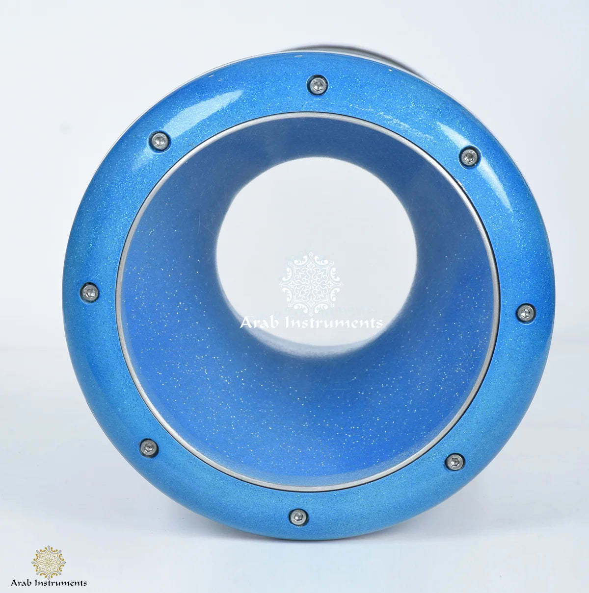 Crown Darbuka  Sparkling Black and Blue 8 pegs #0776