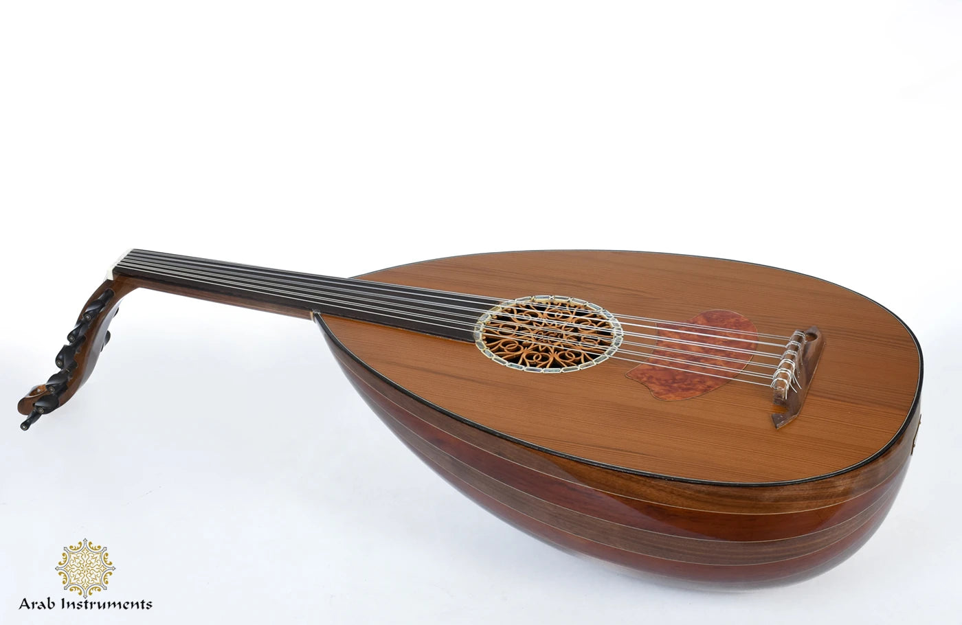 Professional Arabic oud by Mourad ELTurky designed for studio recording and live performance