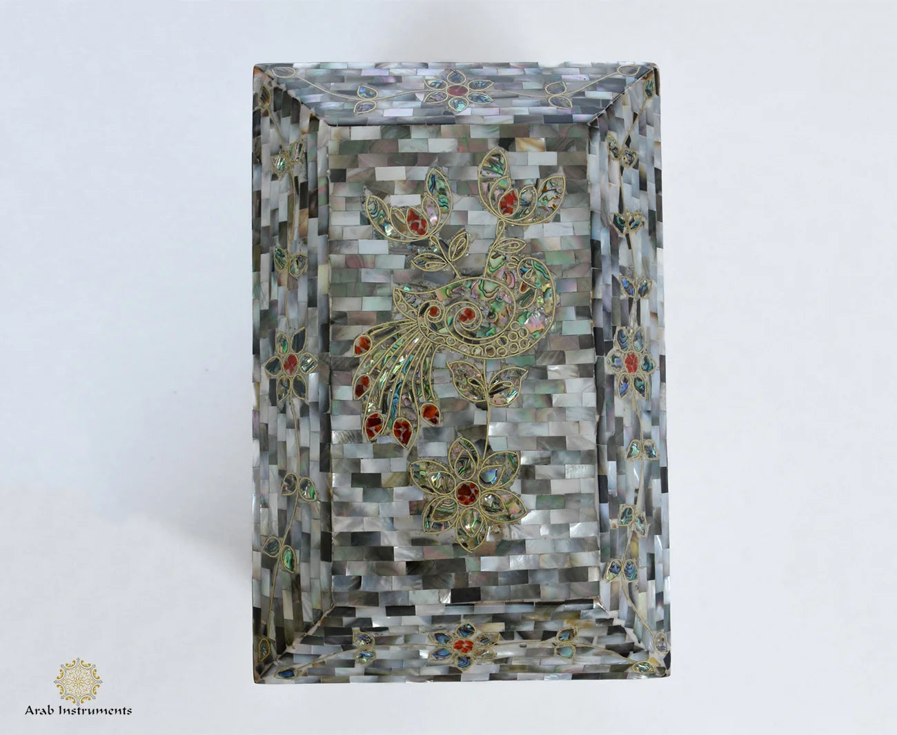 Egyptian Mother-of-Pearl Jewelry Box – Handmade in Egypt | #B742
