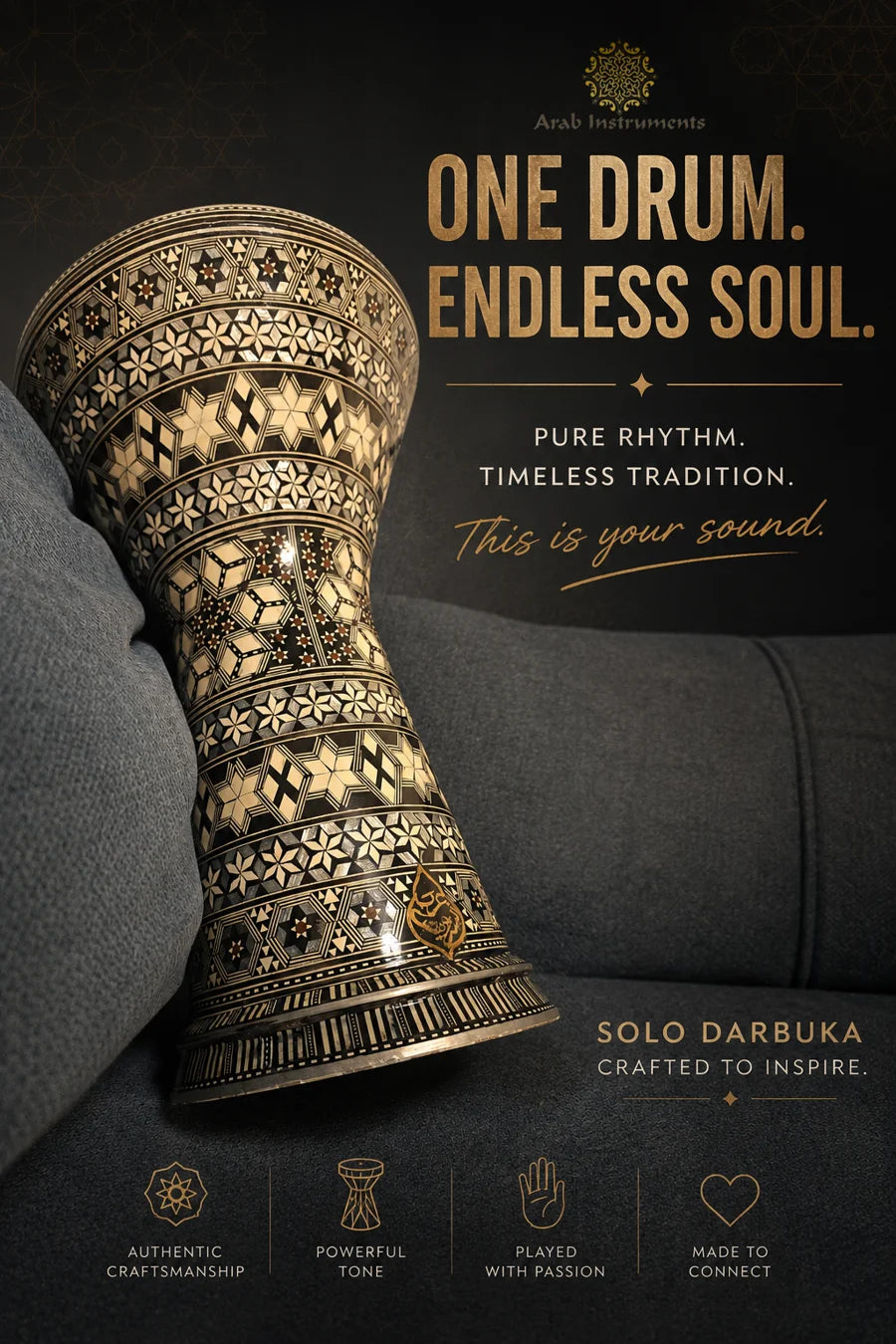 Doumbek Darbuka New Generation Oasis #10016