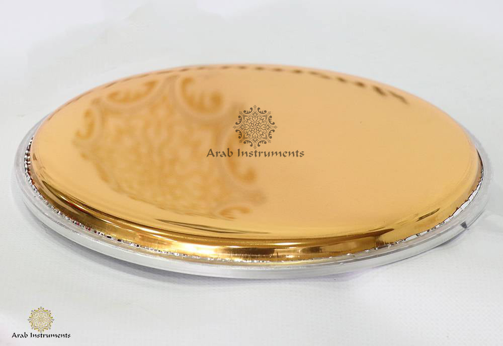 Silver Chrome Mirror Darbuka Skin 8.6 inch (22 cm) replacement drum head for doumbek