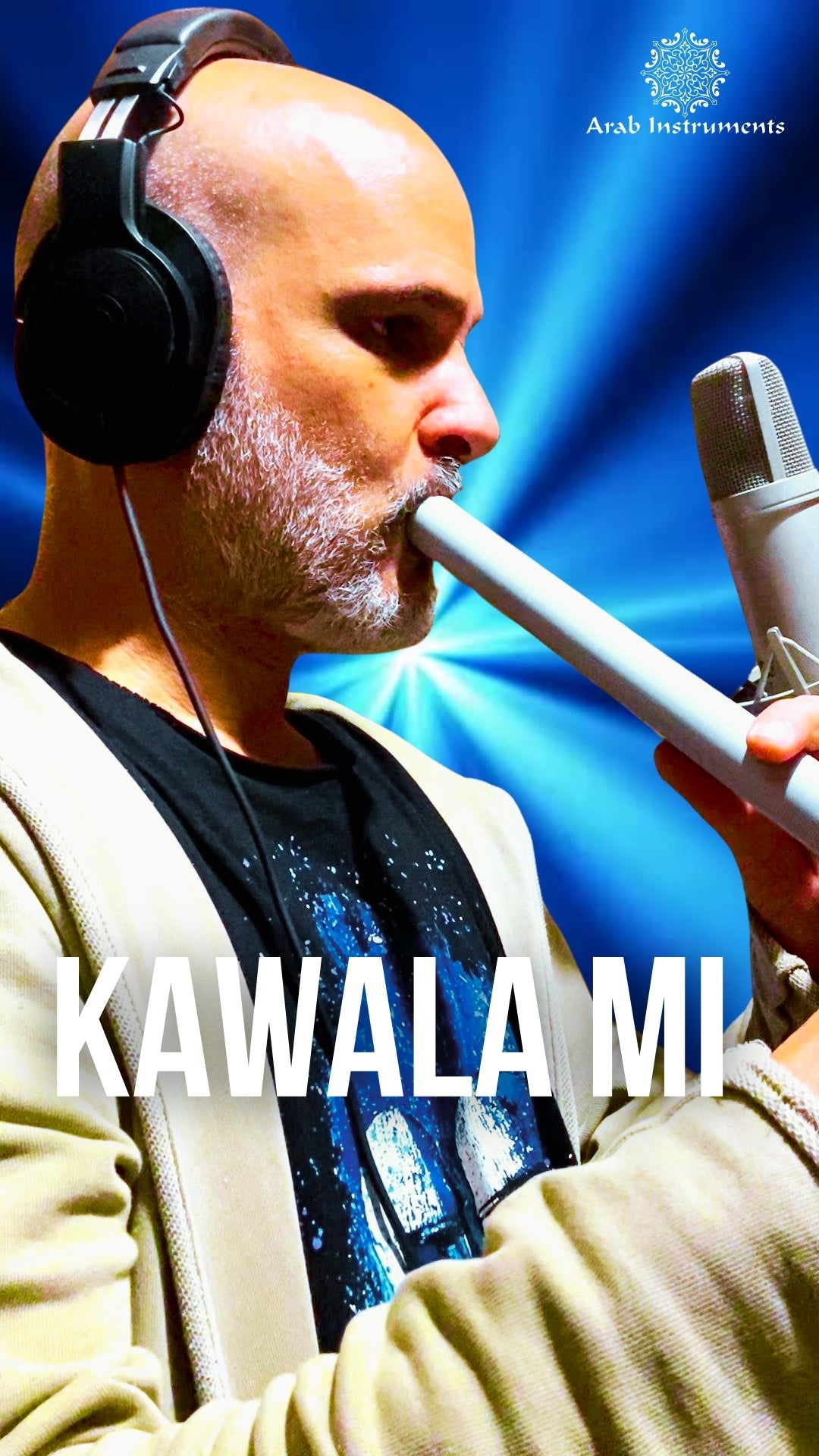 (Tuning Mi - E) Arab Instruments Plastic Kawala 19.65" Gold