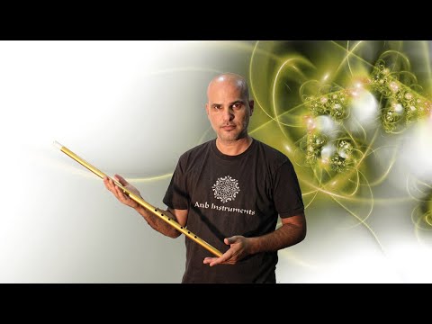 (Tuning La Mansur A) Arab Instruments Plastic Ney 32.22" Gold