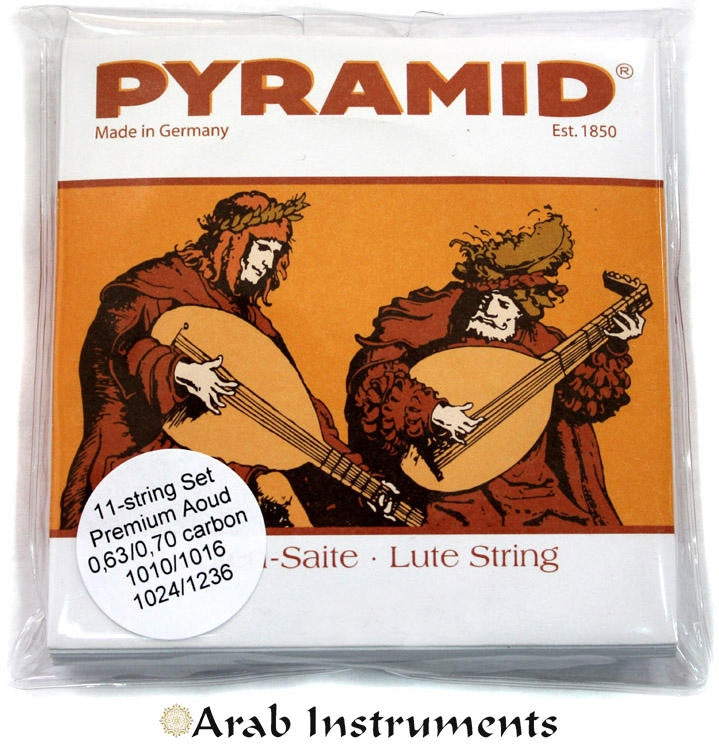 Pyramid Premium Oud Strings Set of 11 Strings C- cc for Arabic Oud