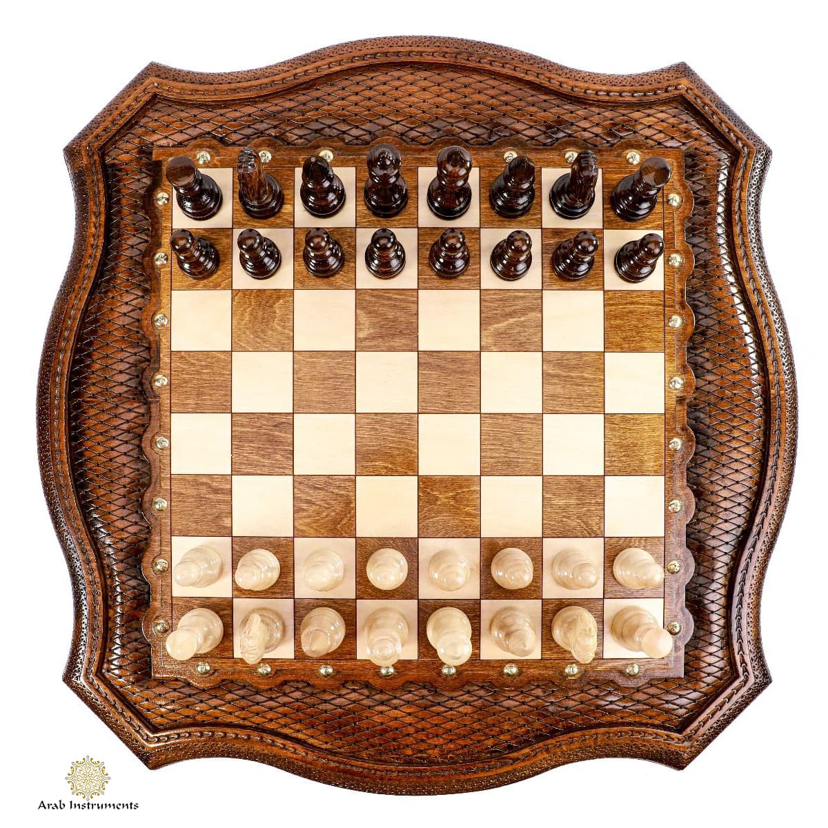 Hand Carved Premium Chess Table #AI21937