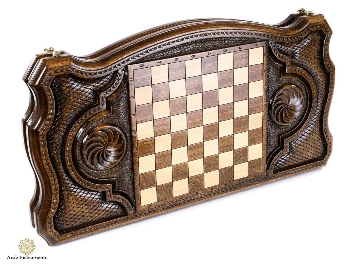 Hand Carved Premium Backgammon The Pharaoh  #AI11341