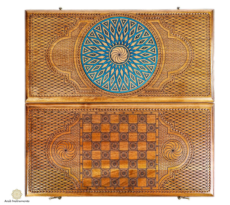 Armenian ornaments backgammon board