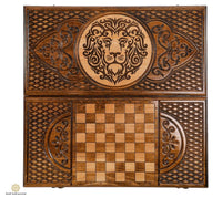 buy Armenian carved backgammon bard