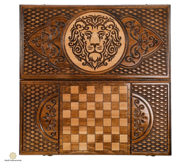 buy Armenian carved backgammon bard