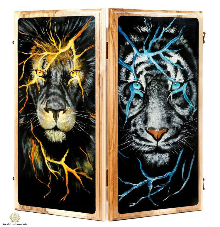the superb lion backgammon