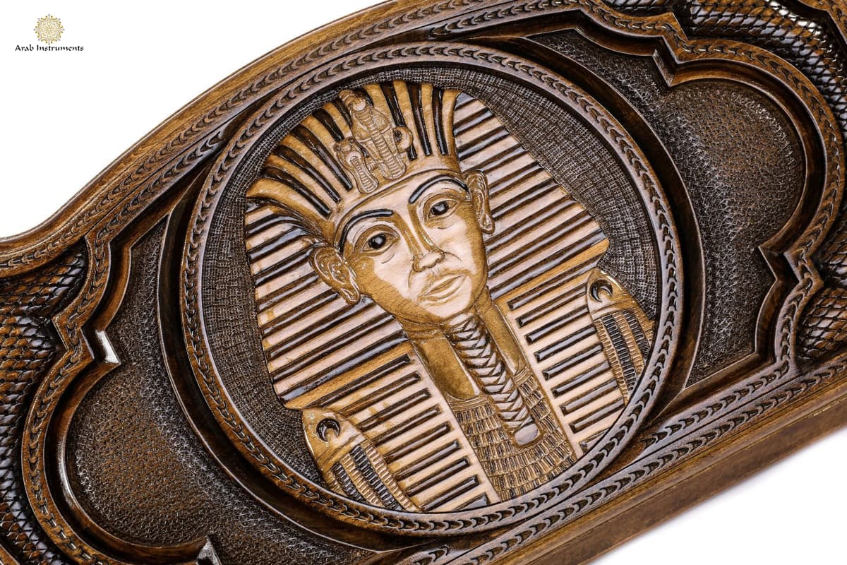 Hand Carved Premium Backgammon The Pharaoh  #AI11341