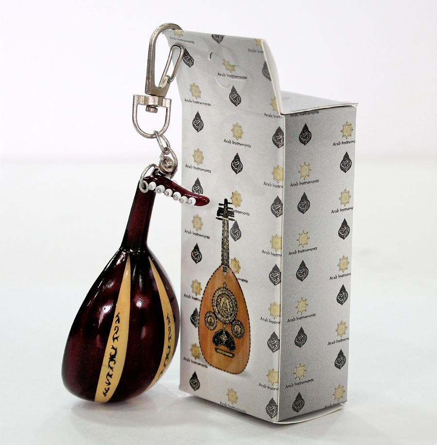 Miniature Oud Key Chain - Farid Al Atrash Replica