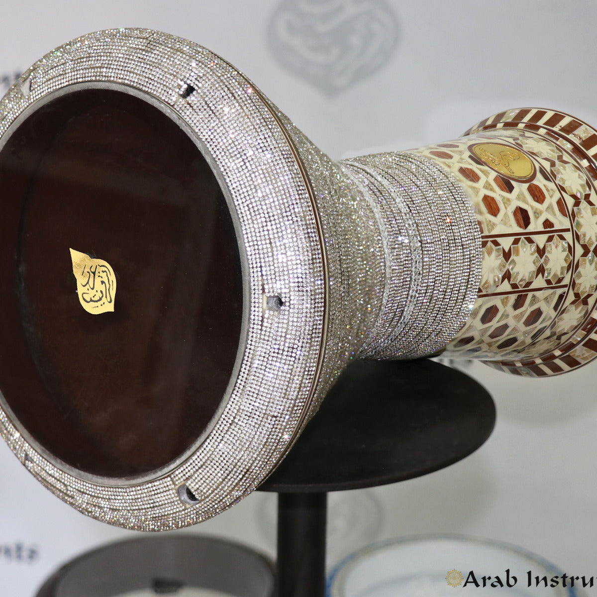Gawharet El Fan Darbuka Pearls and Sparkling Stones #10056