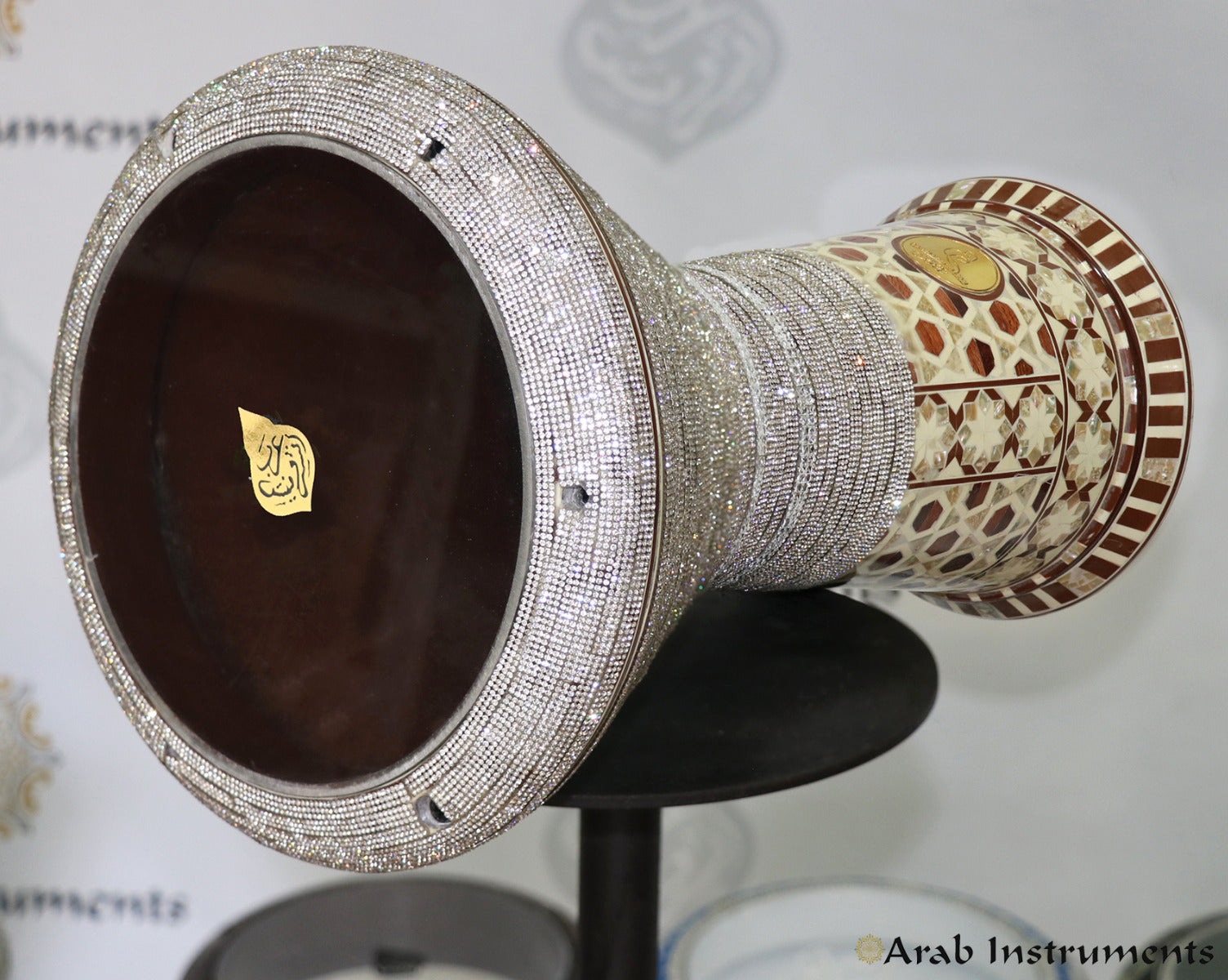 darbuka with sparkling stones