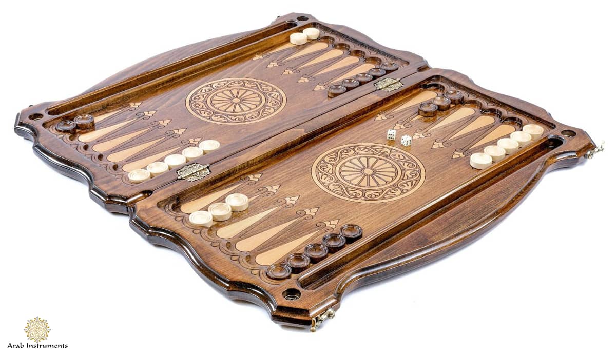 Hand Carved Premium Backgammon The Tiger #AI11716