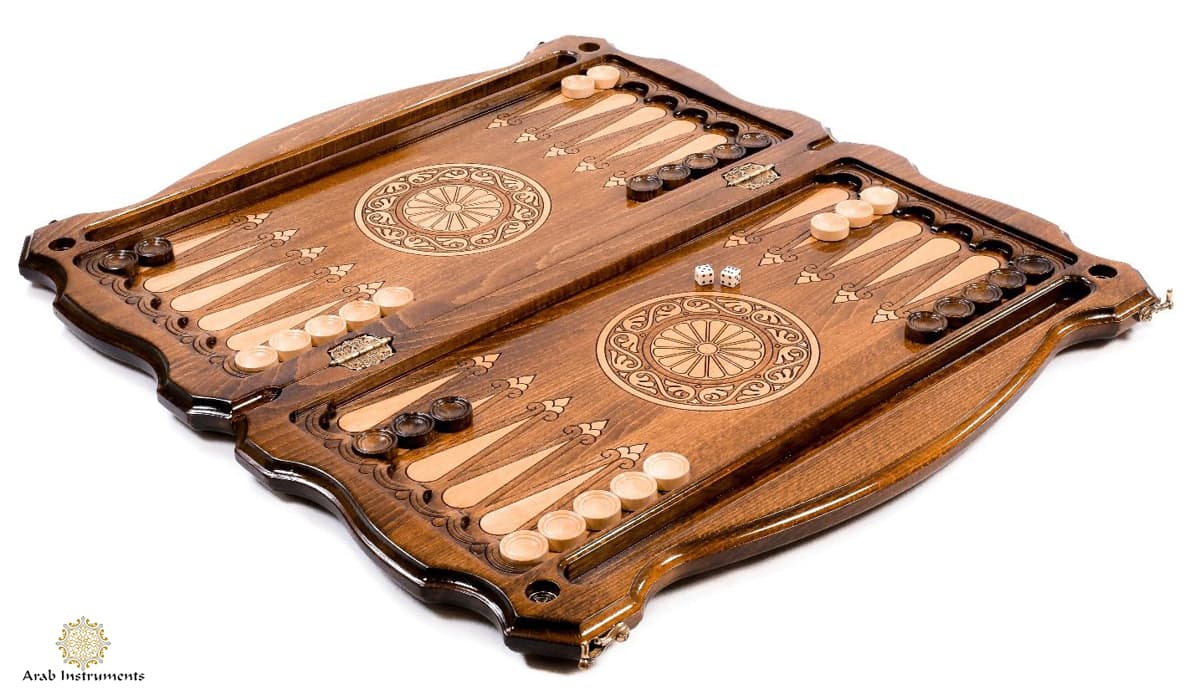 Hand Carved Premium Backgammon Warrior Vardan Mamikonyan #AI11324