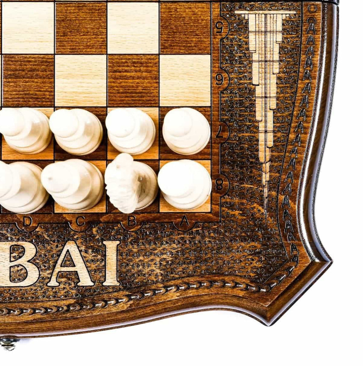 Hand Carved Premium Chess / Backgammon Dubai #AI31359