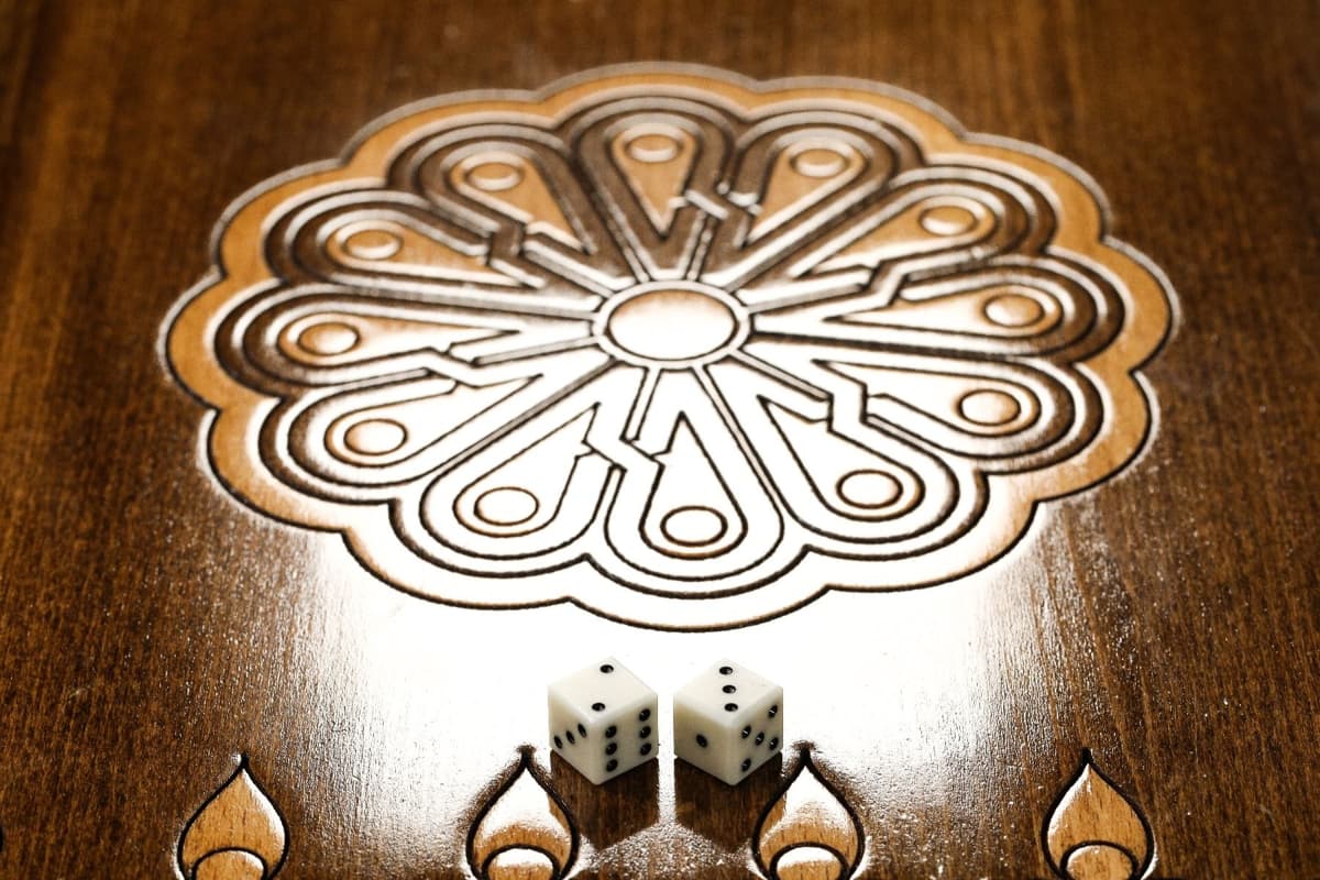 Hand Carved Premium Backgammon The Scorpion #AI11923