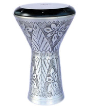 Beginner Aluminum Doumbek Darbuka - Silver Shield  #004
