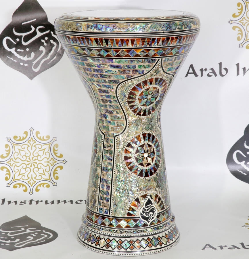 Arab Instruments Sombaty Plus Darbuka The Blue Pearl Temple #7777