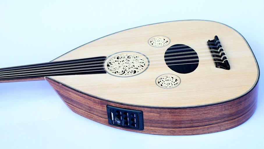 Professional Turkish Half Electric Oud with Equalizer #026E