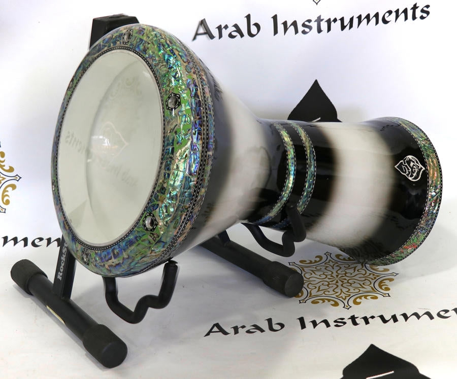 Arab Instruments  Sombaty Plus Darbuka The White Pearl Aurora #7776