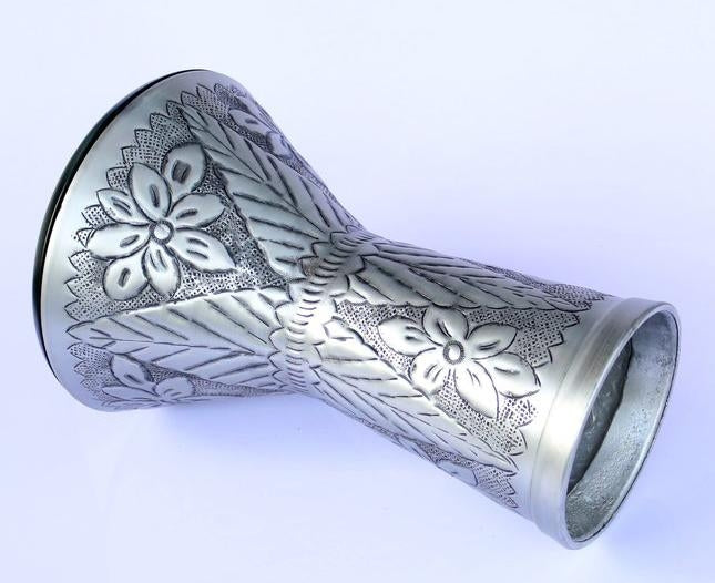 Beginner Aluminum Doumbek Darbuka - Silver Shield  #004