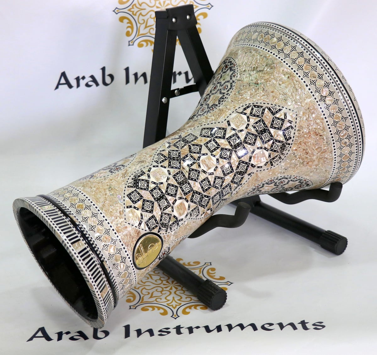 buy darbuka blue pearls from Egypt