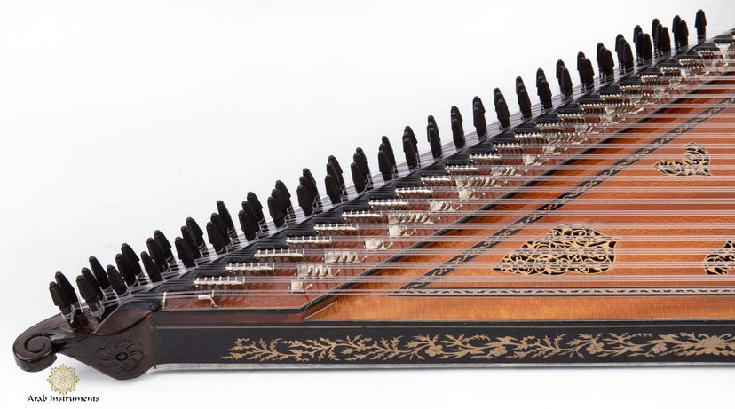 Professional Turkish Qanun Oak Pegbox