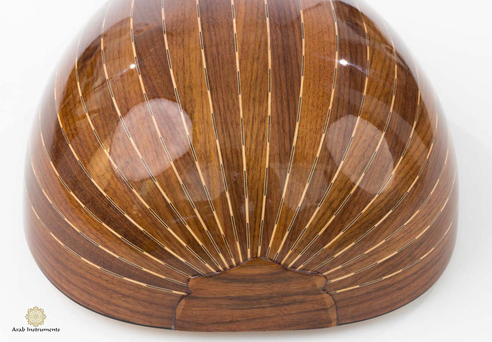 Special Arabic Walnut Oud Decorated Bowl #D118