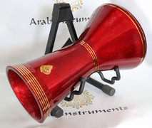red sparkling darbuka